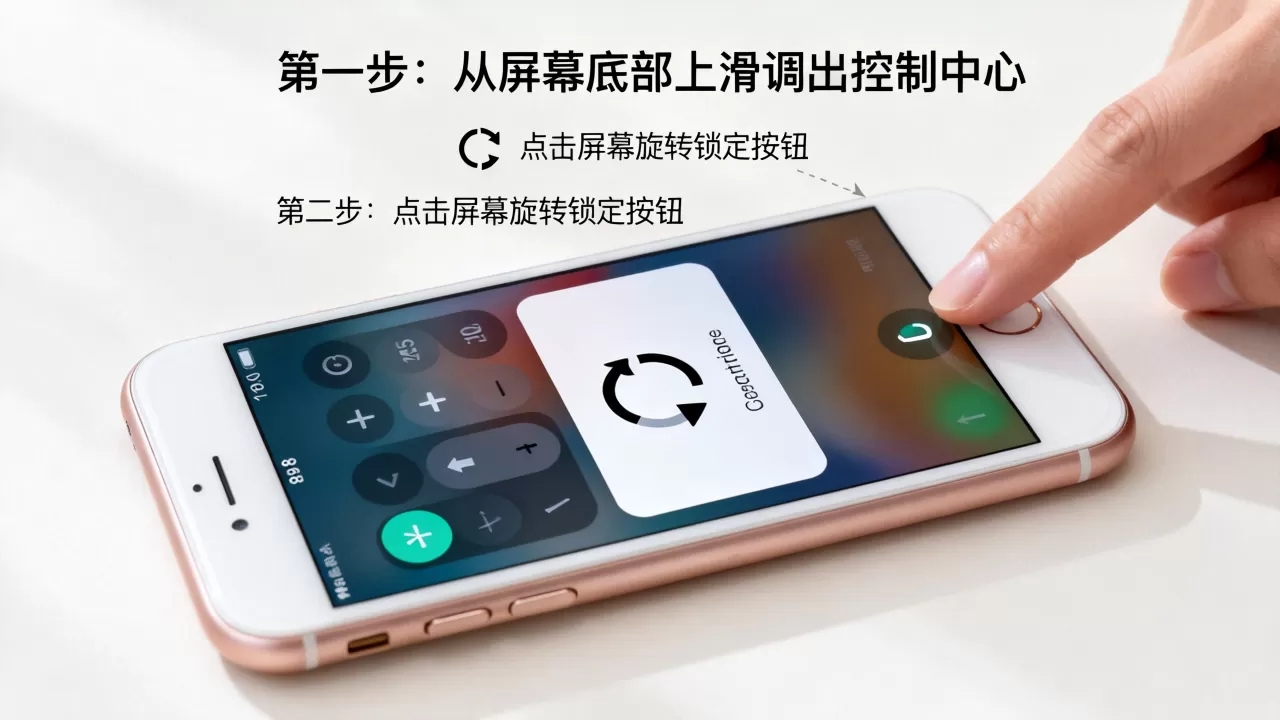 iphone8怎么关闭横屏，iPhone8如何关闭屏幕旋转