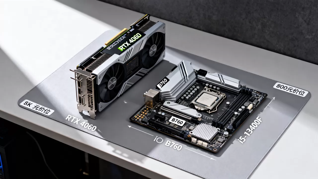 800显卡配多少价位CPU主板，RTX 4060搭配什么CPU主板性价比高