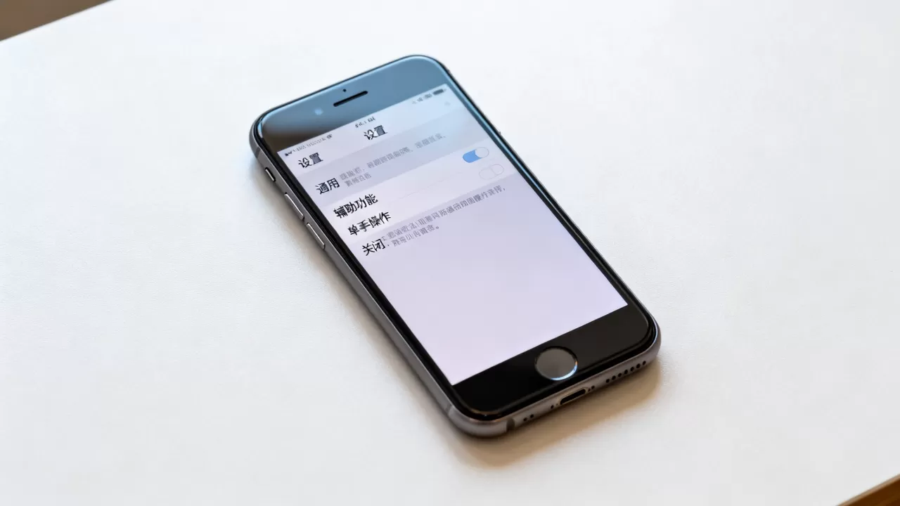 iphone6怎么关闭单手，iphone6关闭单手模式方法
