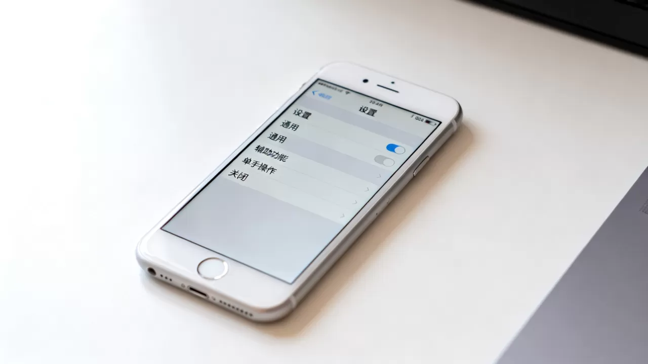 iphone6怎么关闭单手，iphone6关闭单手模式方法