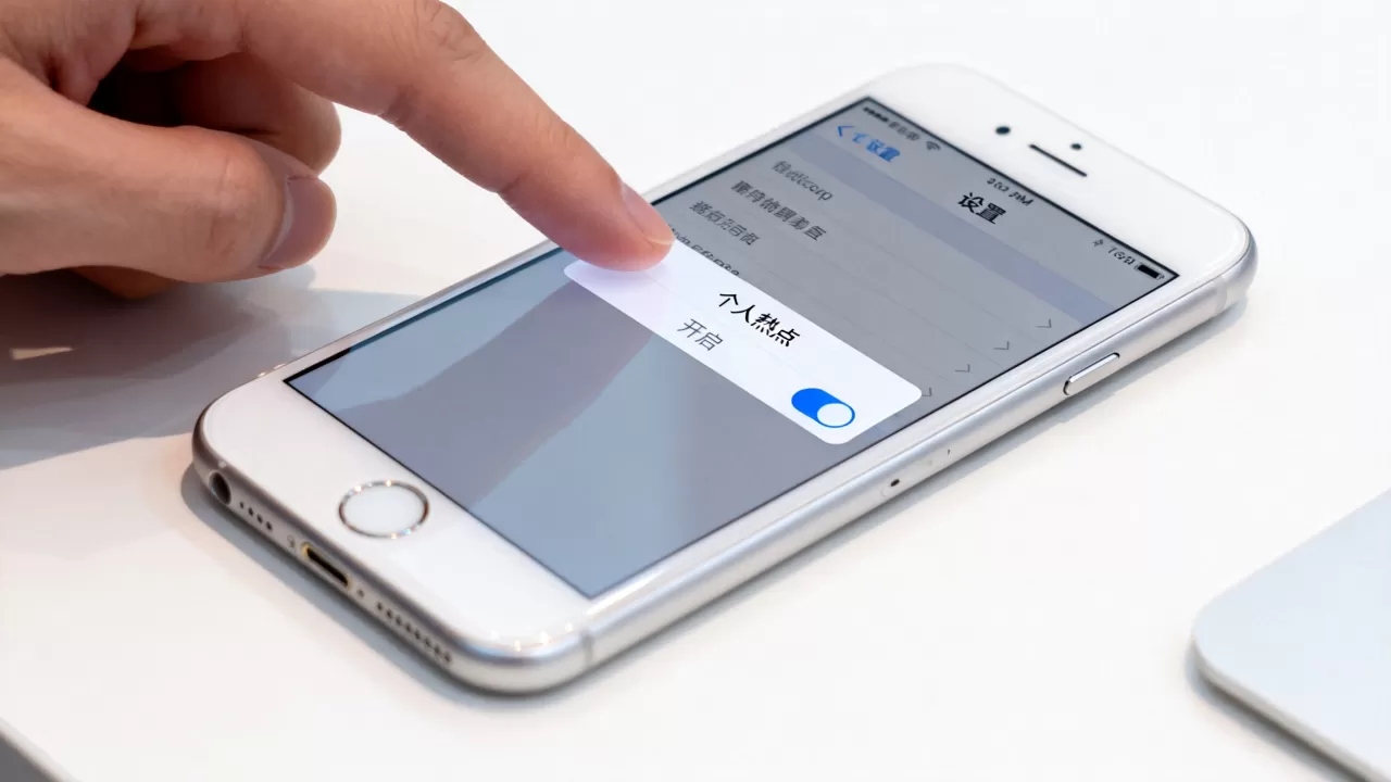 iphone6怎么共享热点，苹果手机开启个人热点教程