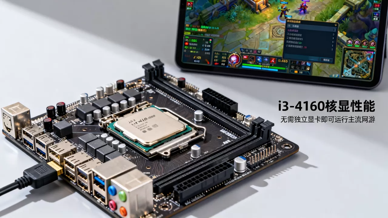 i34160可以不配显卡么，i34160核显能玩游戏吗