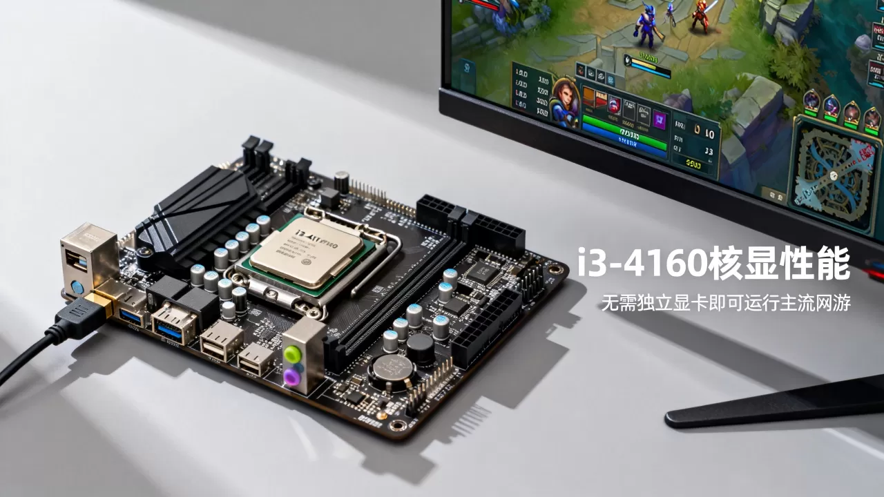 i34160可以不配显卡么，i34160核显能玩游戏吗