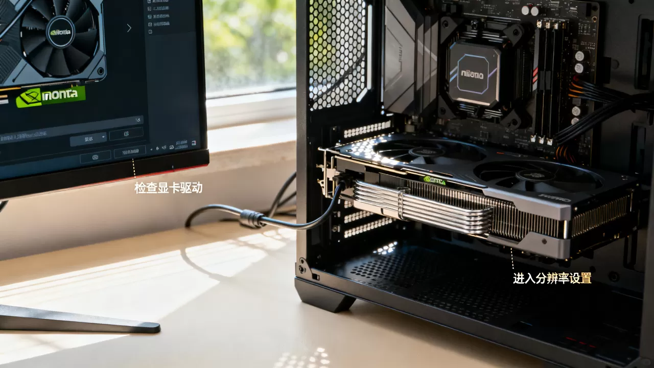 nvidia显卡没有分辨率设置怎么办，nvidia显卡分辨率怎么调