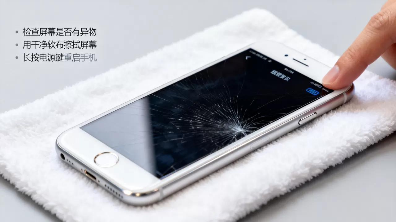 iphone6屏突然失灵怎么办，iphone6屏幕失灵修复方法