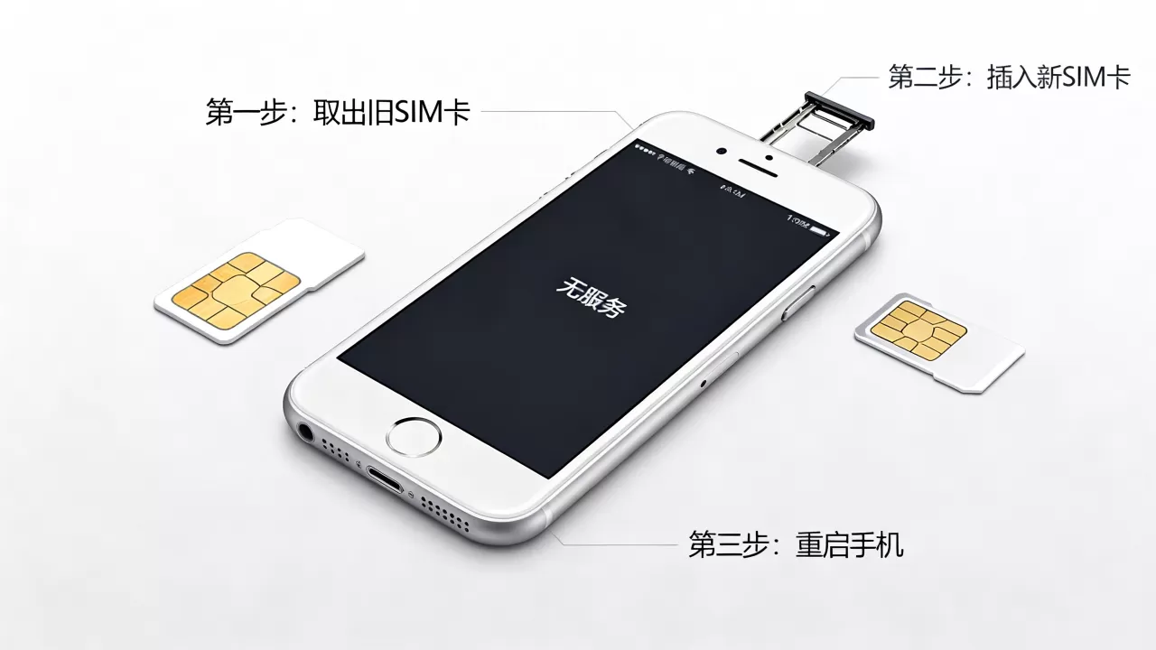 iphone6换卡没网络怎么办，iPhone6换卡后无信号解决方法