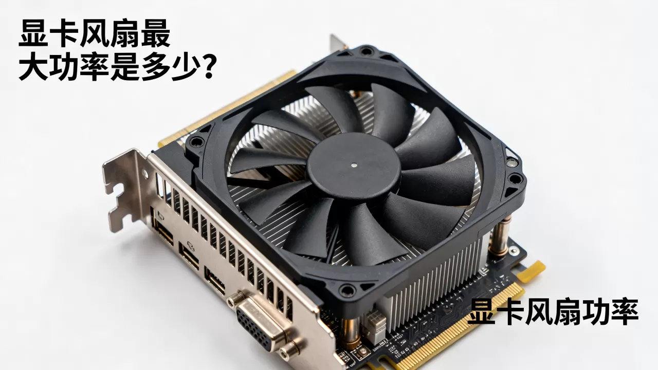 显卡风扇最大功率是多少？显卡风扇功率