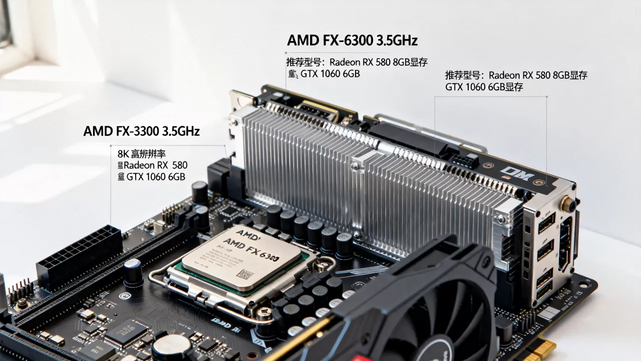 amd fx6300配什么显卡好，fx6300搭配显卡推荐