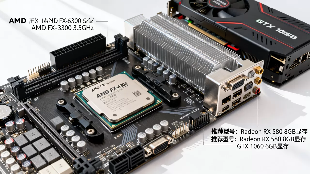 amd fx6300配什么显卡好，fx6300搭配显卡推荐
