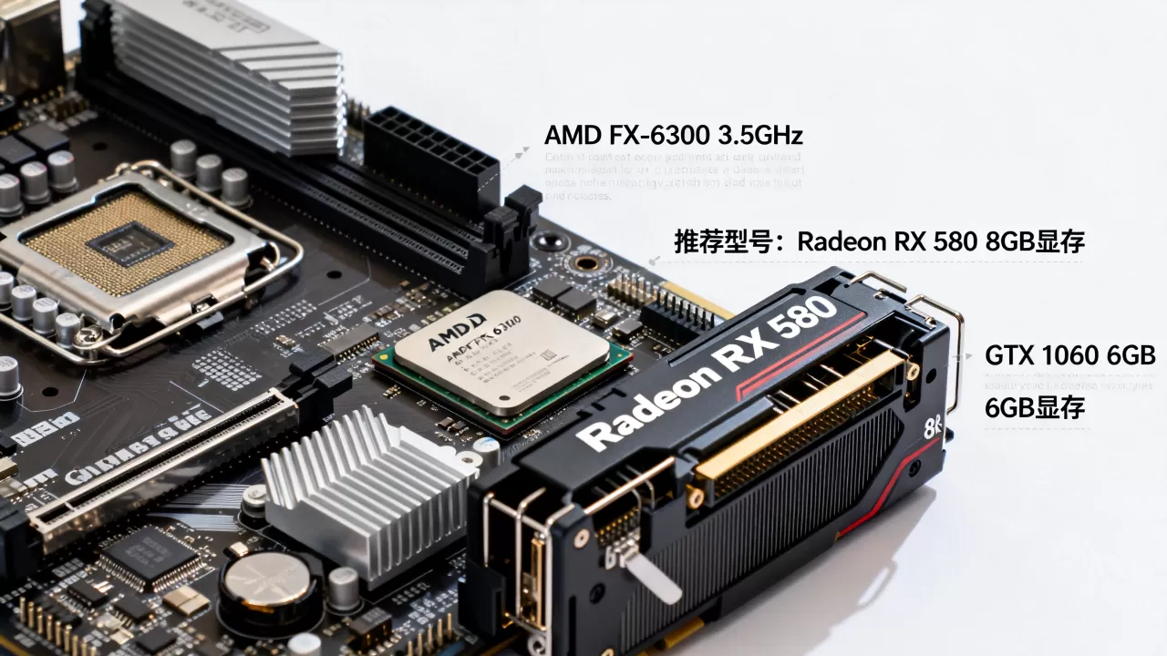 amd fx6300配什么显卡好，fx6300搭配显卡推荐