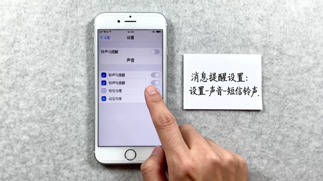 iphone6s消息提醒声音怎么设置，iphone6s铃声设置教程