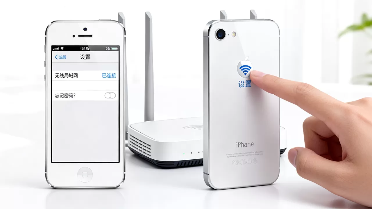 iphone5s怎么查看网络设置密码，iphone5s连接WiFi忘记密码怎么办