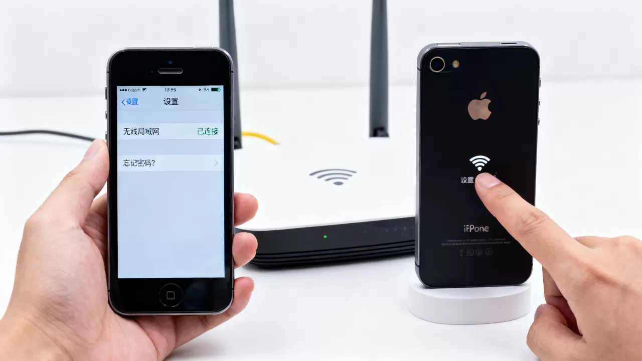 iphone5s怎么查看网络设置密码，iphone5s连接WiFi忘记密码怎么办