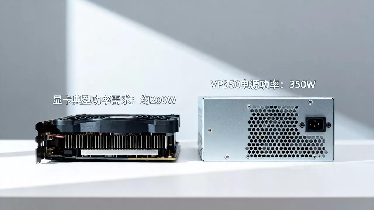 安钛克vp350显卡带得动吗，安钛克vp350电源功率