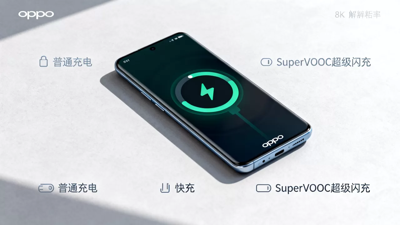 oppo手机充电标志是什么意思，oppo手机充电图标含义