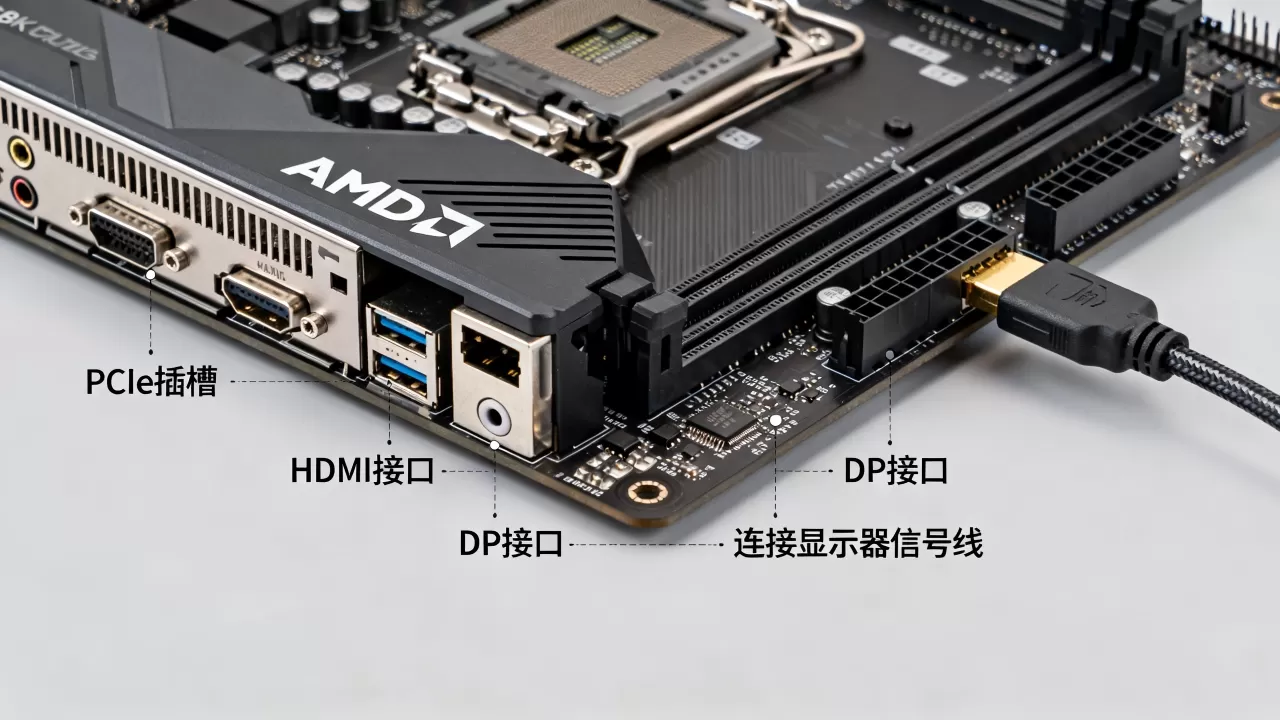 amd主板集成显卡信号插口在哪,amd主板集成显卡怎么用 amd主板集成显卡信号插口在哪,amd主板集成显卡怎么用