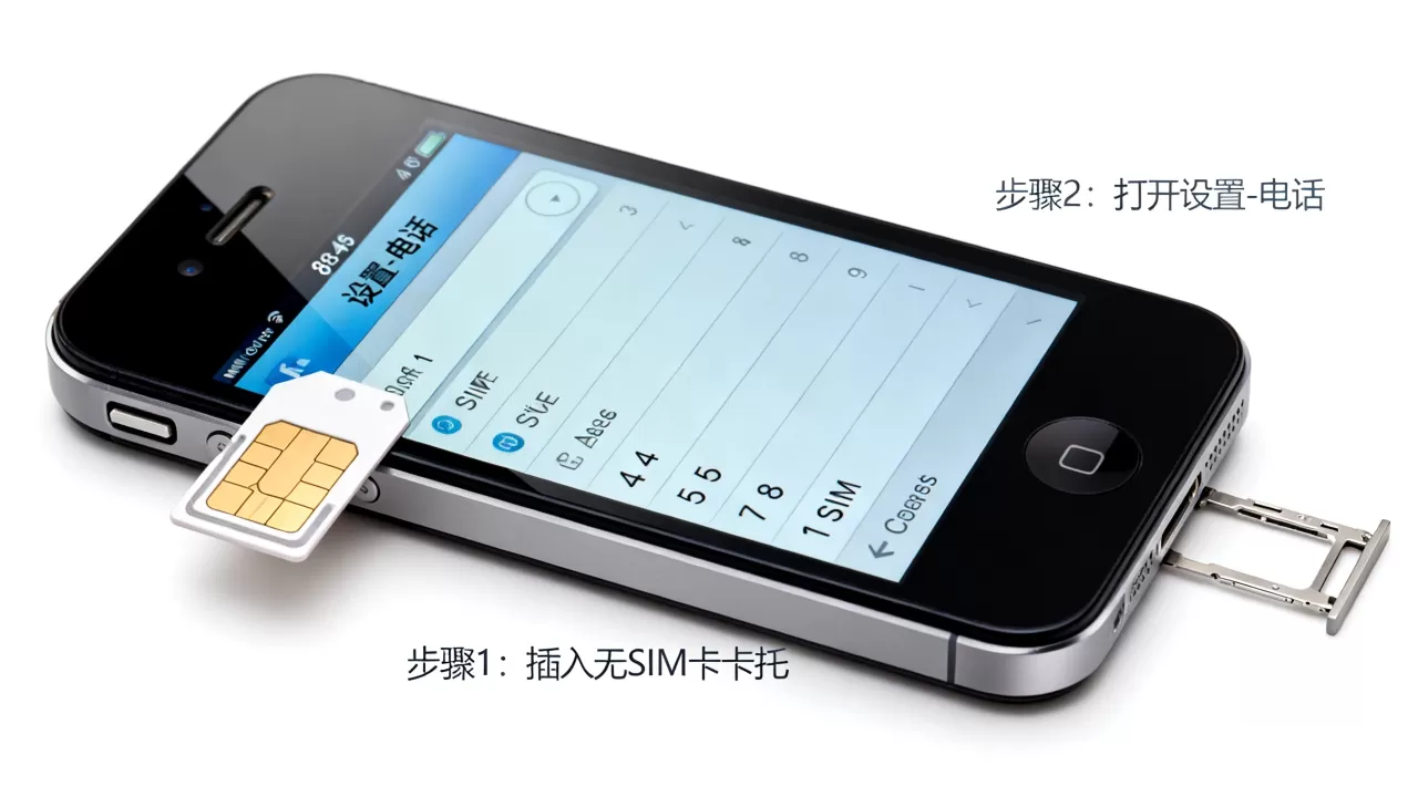 iphone4s怎么不用sim卡，iphone4s不用sim卡怎么打电话