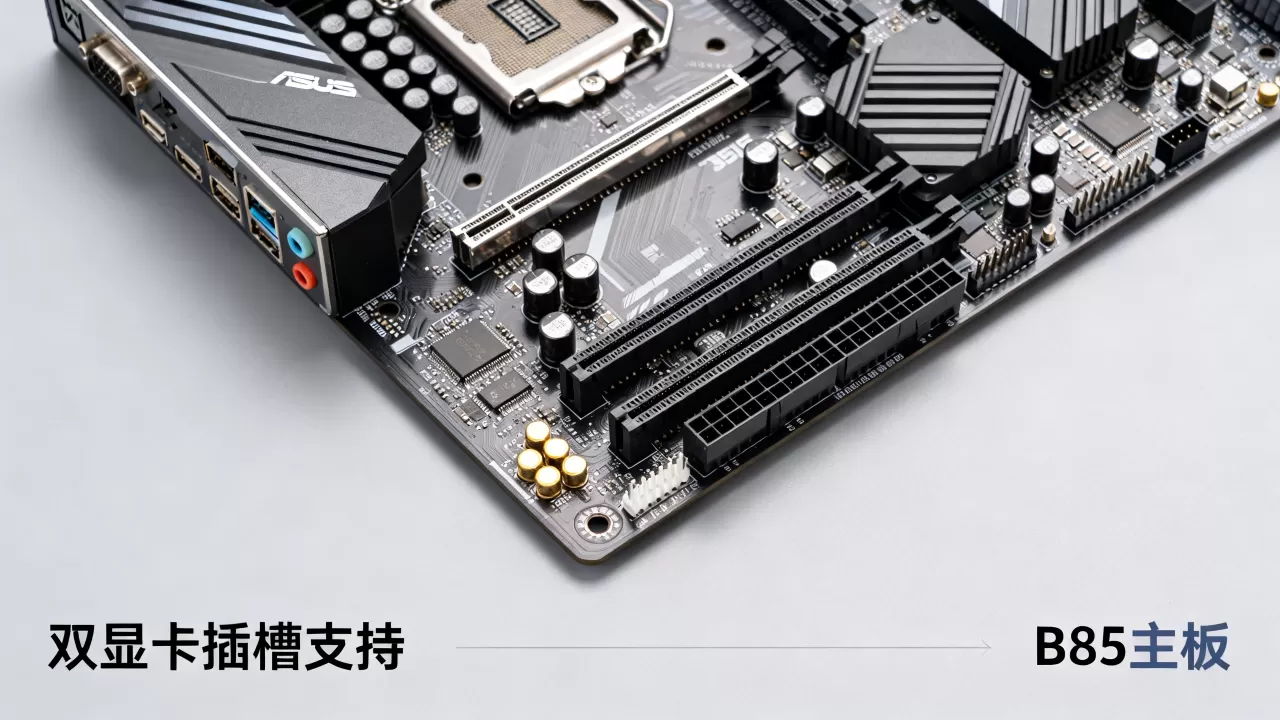 华硕b85双显卡插槽支持吗，华硕b85主板