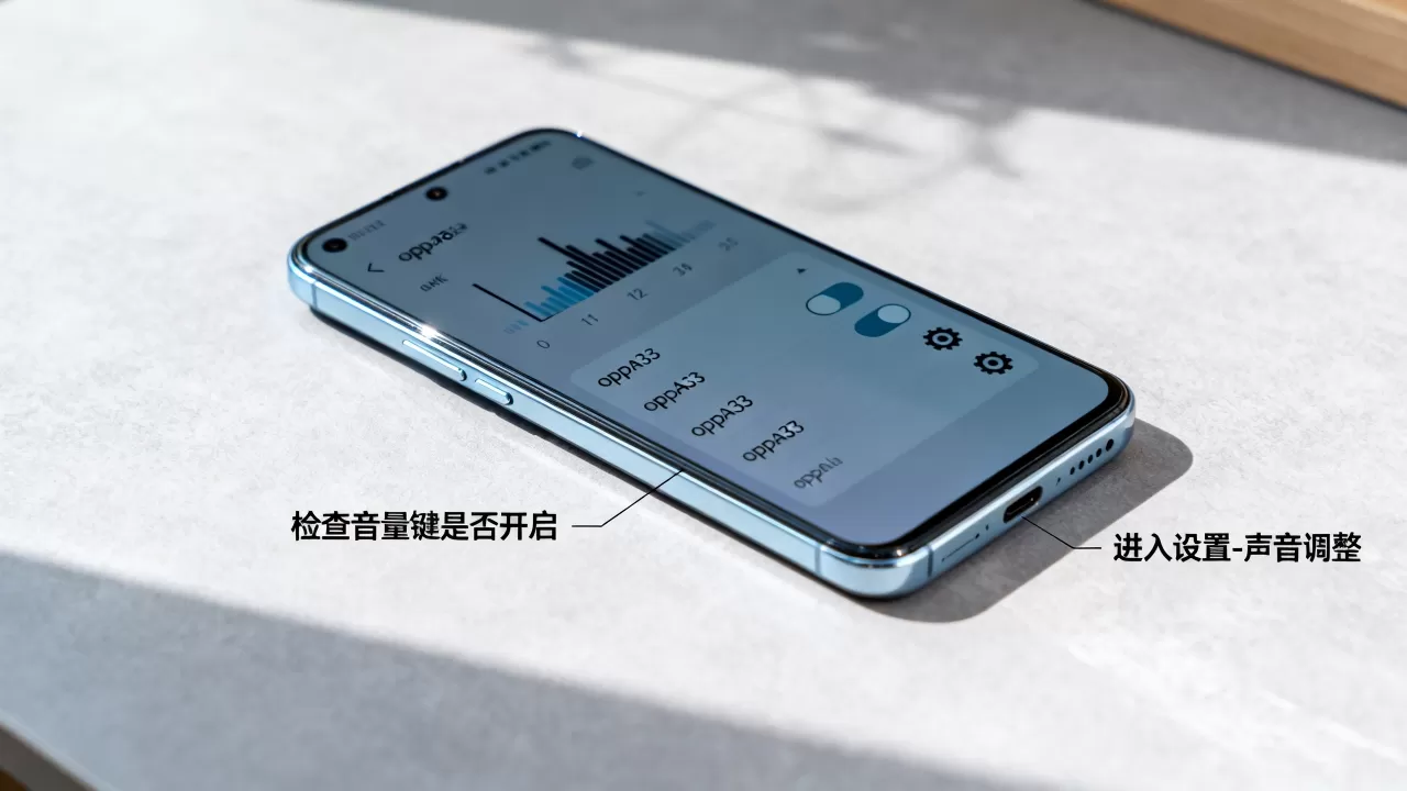 oppoa33为什么没声音，手机突然静音怎么办