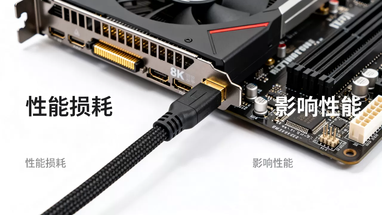 显卡延长线性能损耗大吗，显卡延长线影响性能吗