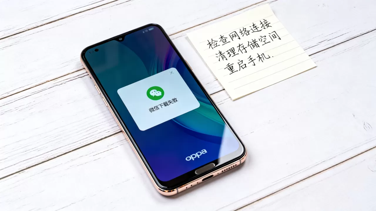 oppoa8手机为什么下不了微信，oppoa8手机微信下载失败解决方法