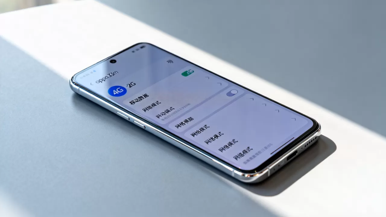 oppoa33m手机为什么4g显示2g，手机4g信号变2g怎么办