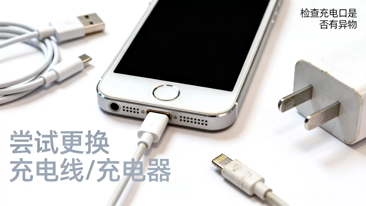 iPhone5不充电不开机怎么办，iphone5充不进电