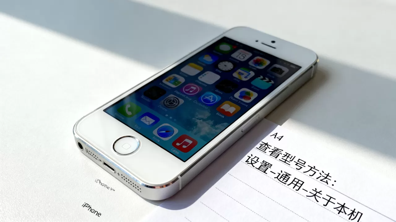 iphone 5s怎么看型号，iphone 5s查看型号方法