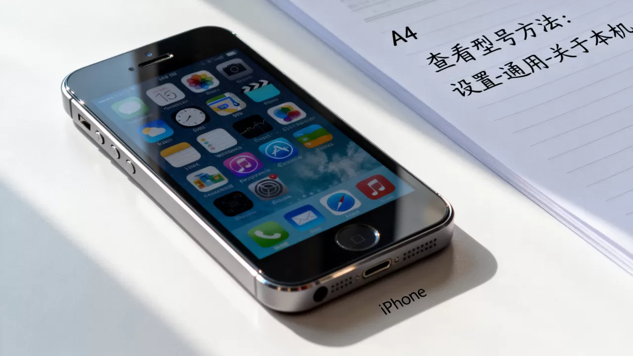 iphone 5s怎么看型号，iphone 5s查看型号方法