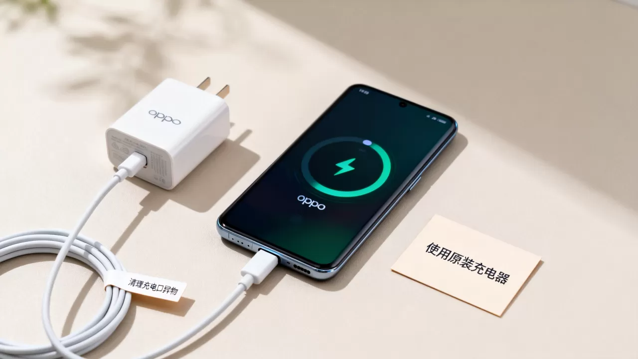 oppo用什么充电快，oppo手机充电速度慢怎么解决