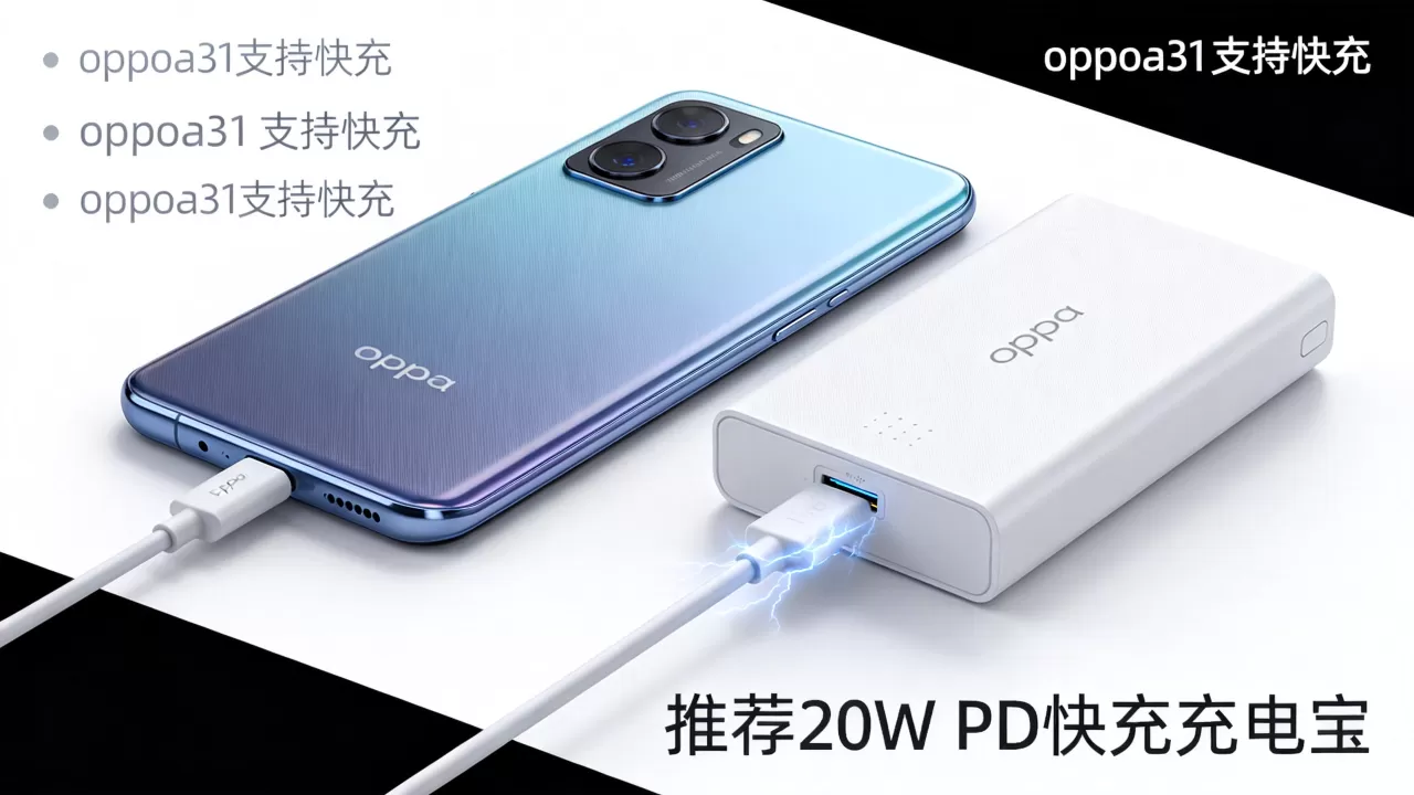 oppoa31用什么充电宝，oppoa31支持快充吗