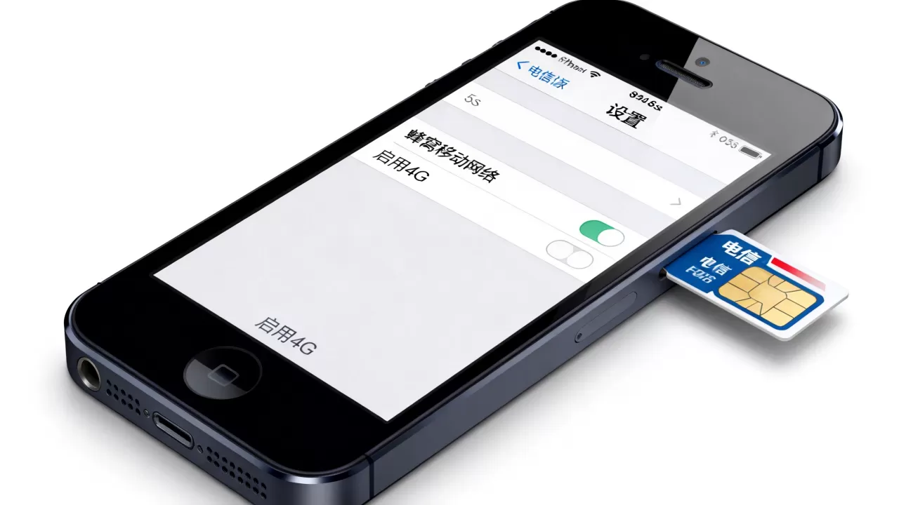 电信iphone5s怎么开4g网络，iphone5s电信卡如何设置开启4G