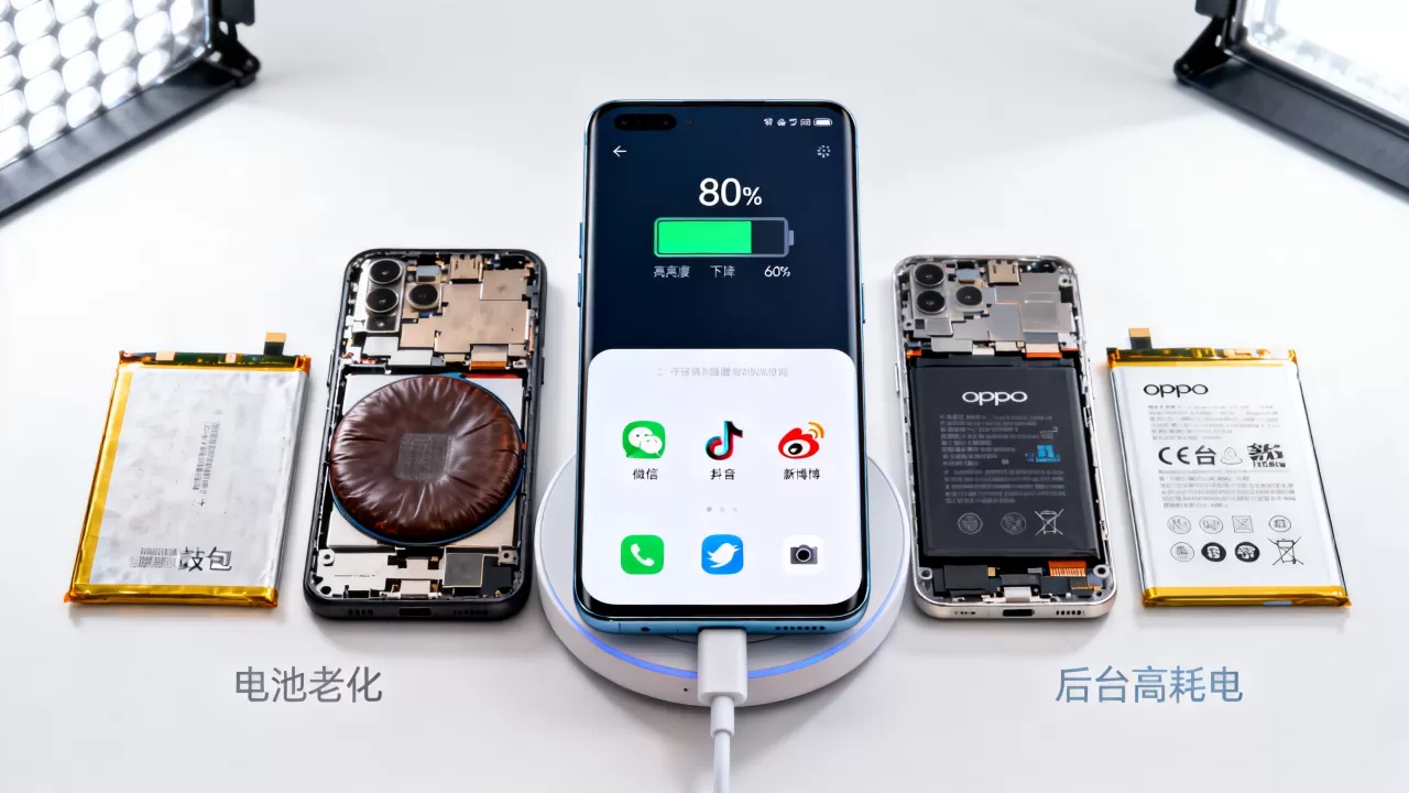 OPPO为什么电越充越少？手机电池续航下降原因