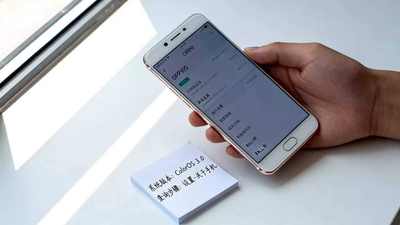 oppor9s系统是什么，OPPO R9s手机系统版本查询