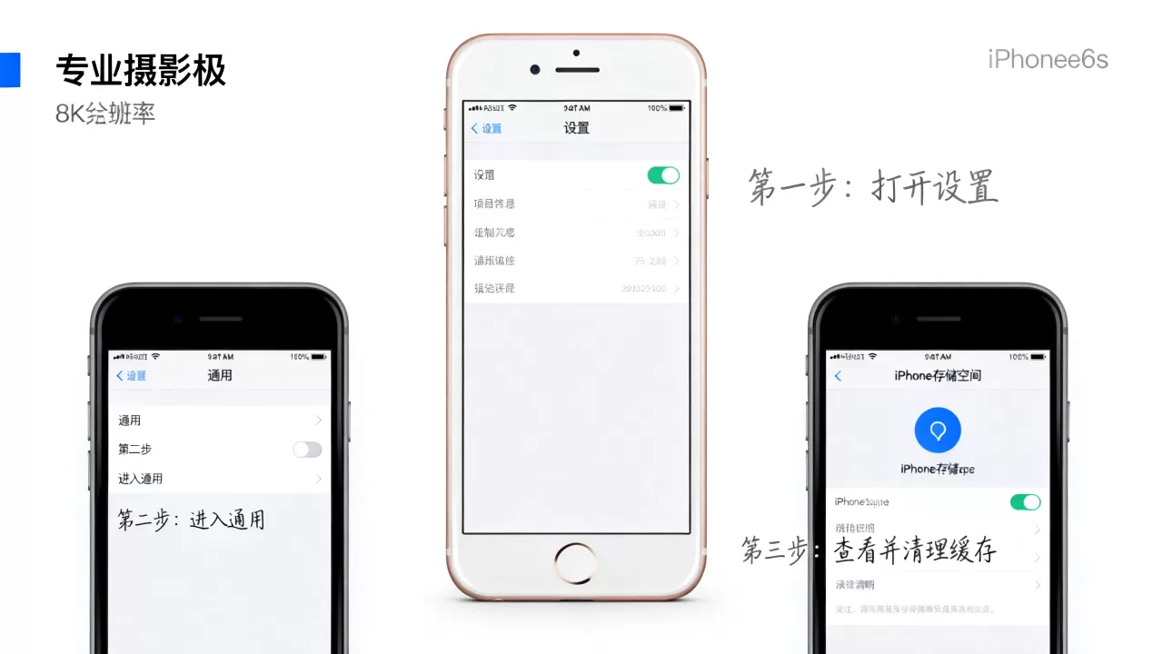 iphone6s怎么清空内存，苹果手机清理垃圾文件方法