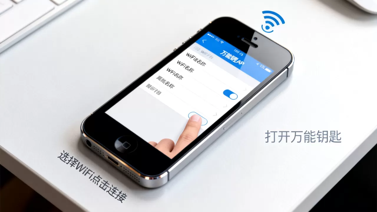 iphone5怎么用万能钥匙，iphone5连接wifi密码