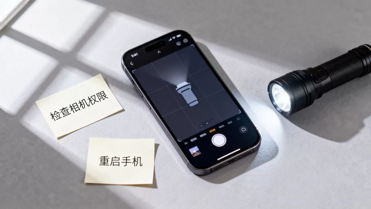 iphone照相手电筒不能用怎么办，苹果手机手电筒故障解决方法