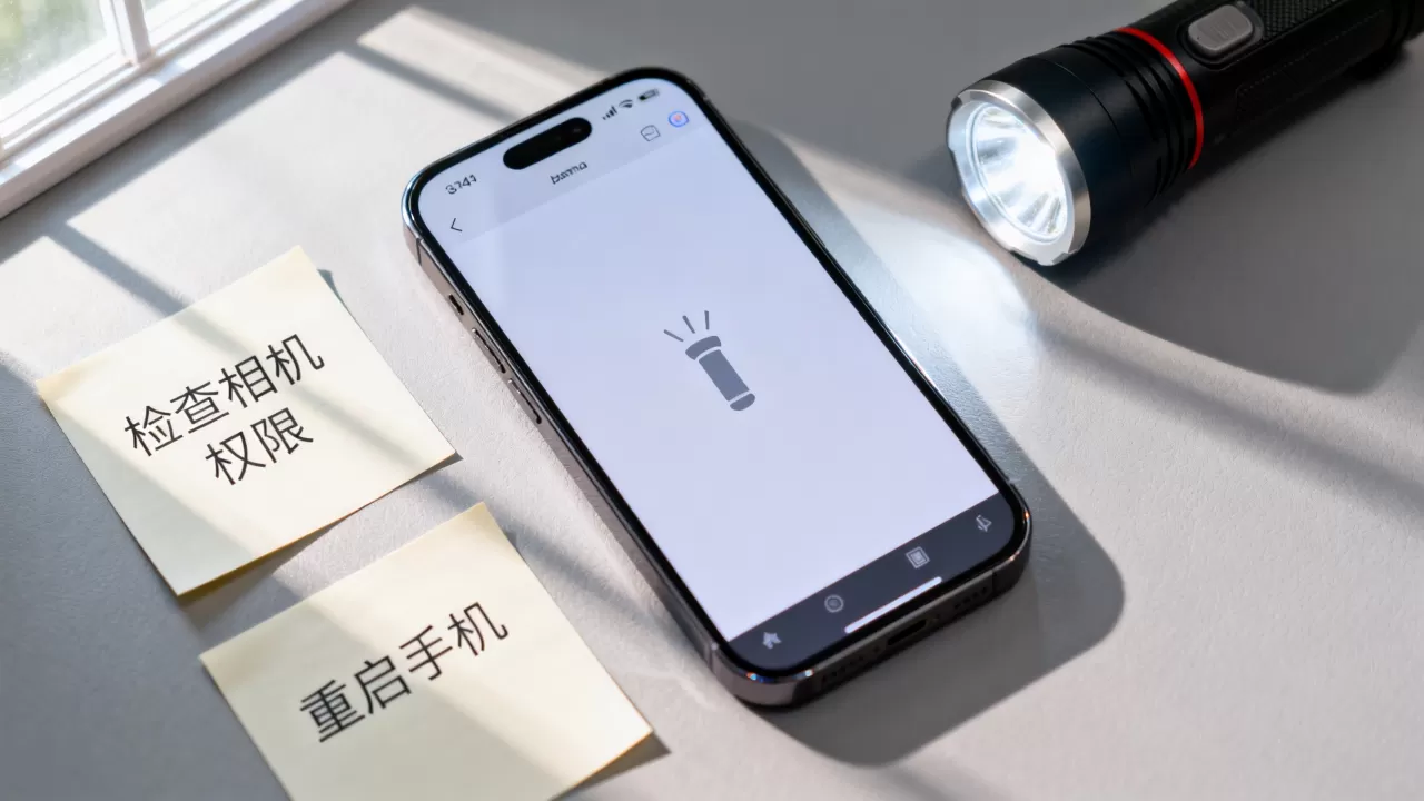iphone照相手电筒不能用怎么办，苹果手机手电筒故障解决方法