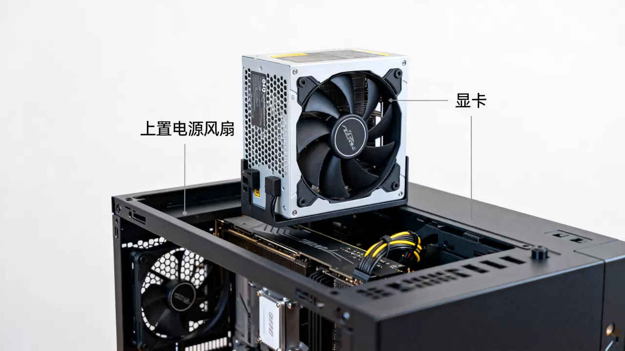 上置电源风扇对着显卡好吗，上置电源对显卡有影响吗