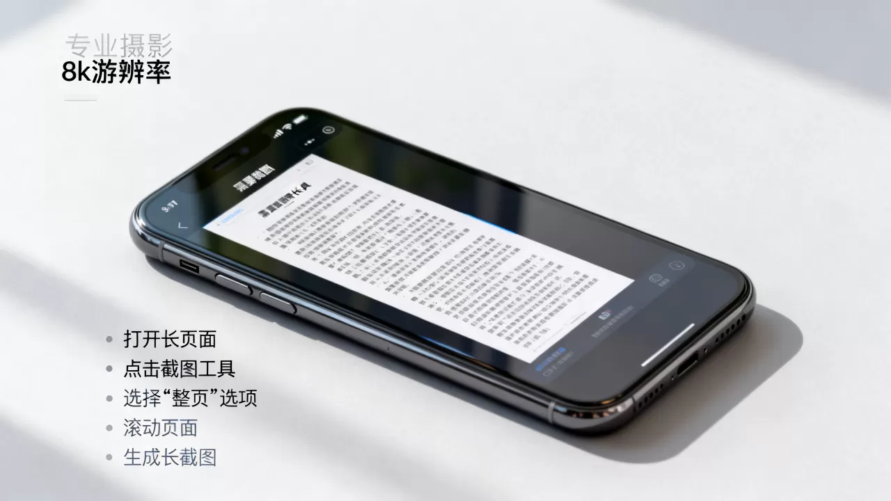 iphone怎么截大图，手机截图长页面方法