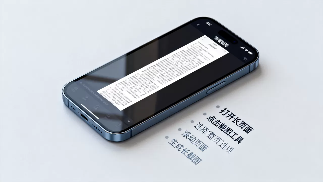iphone怎么截大图，手机截图长页面方法