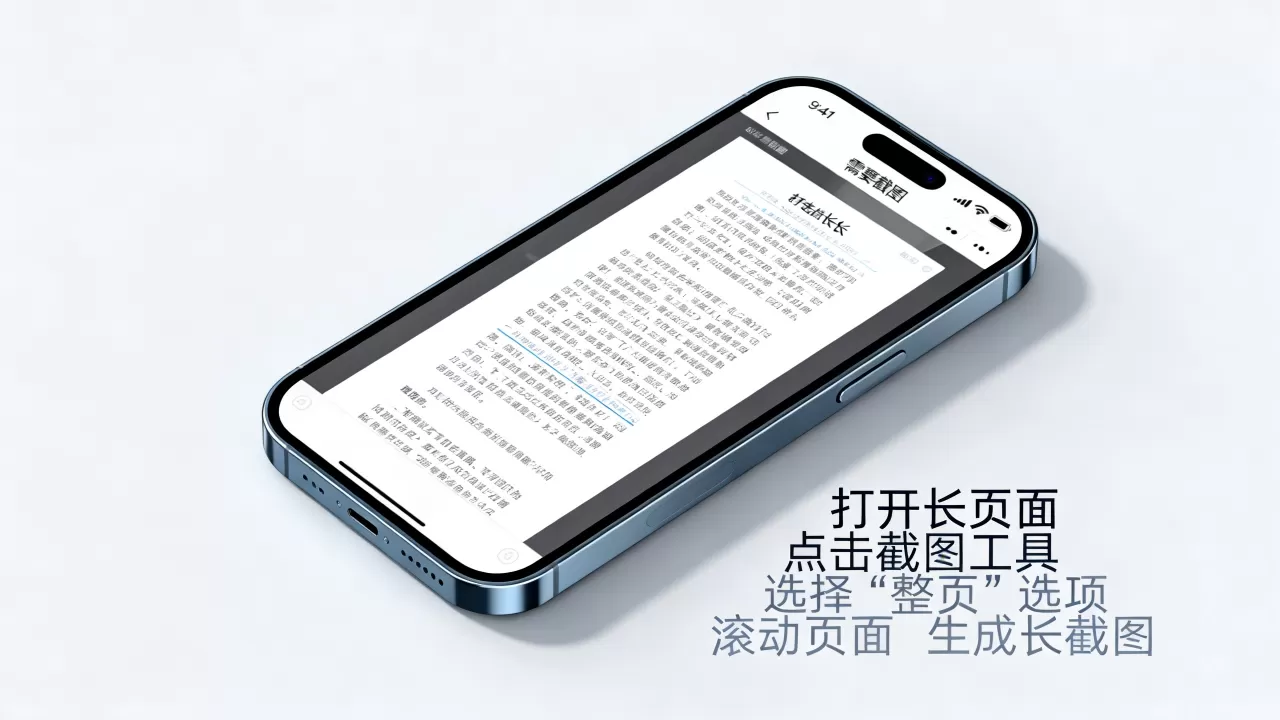 iphone怎么截大图，手机截图长页面方法