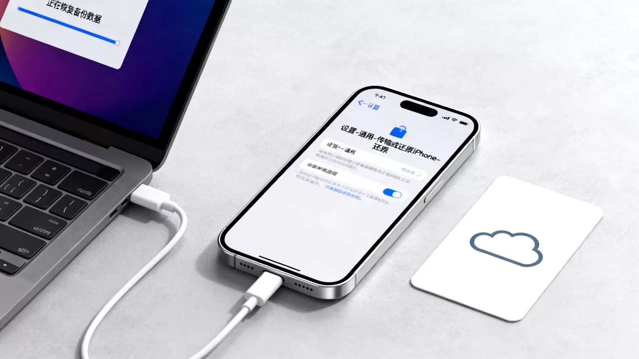 iphone怎么恢复备份数据，苹果手机恢复出厂设置后怎么恢复数据