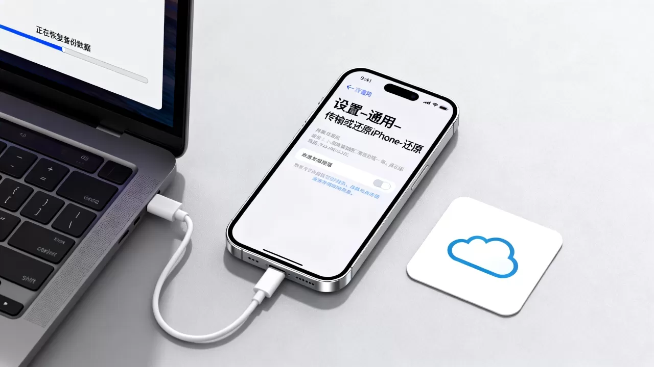 iphone怎么恢复备份数据，苹果手机恢复出厂设置后怎么恢复数据