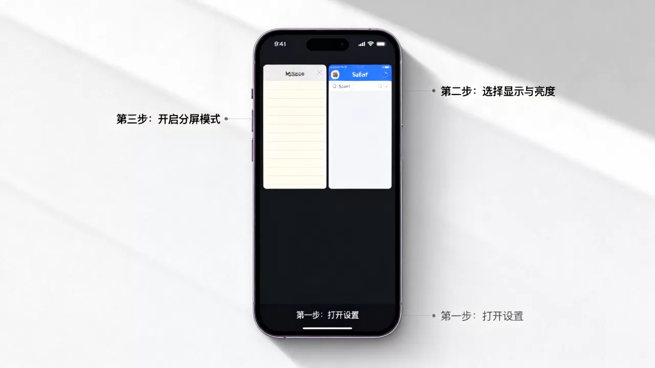 iphone怎么调两个屏幕显示，苹果手机分屏使用方法