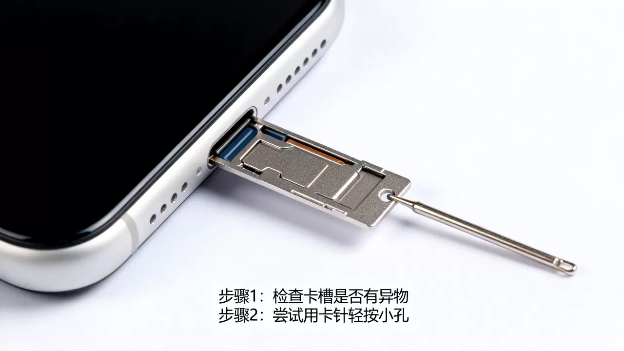 iphone怎么插卡不进去，iphone手机卡槽打不开怎么解决