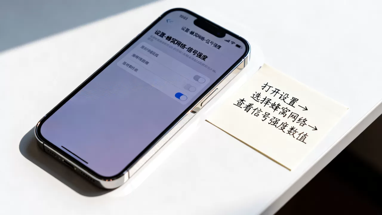 iphone信号怎么查看，iphone查看信号强度方法