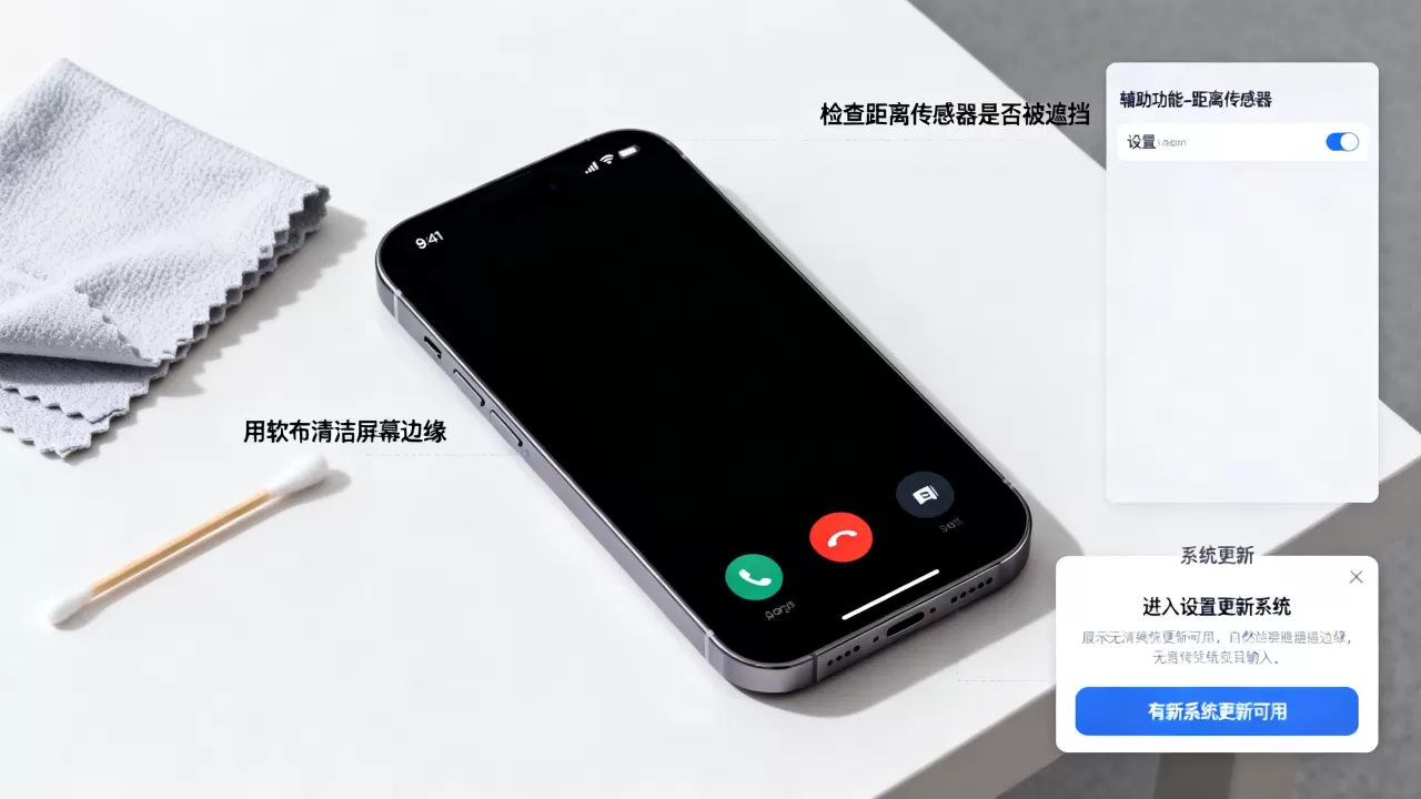 iphone通话就黑屏怎么回事，iphone打电话屏幕变黑解决方法