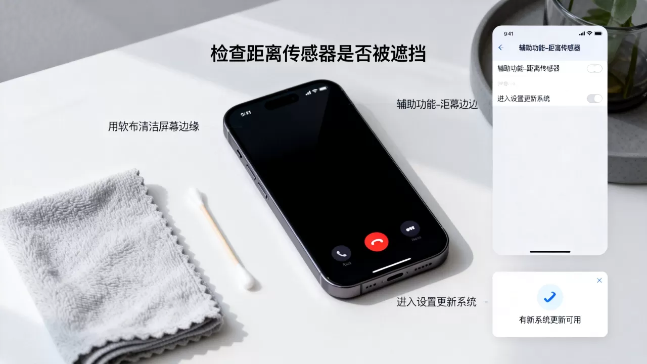 iphone通话就黑屏怎么回事，iphone打电话屏幕变黑解决方法