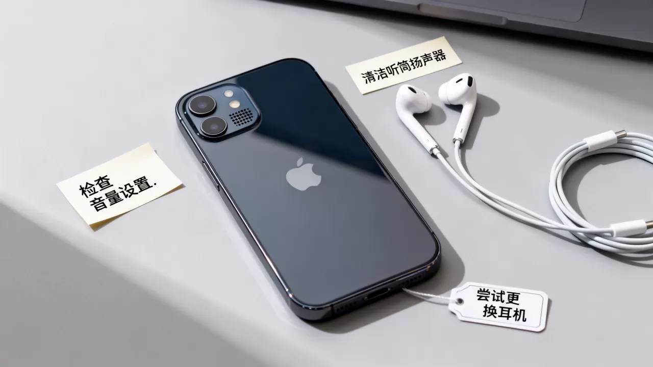 iphone听筒扬声器没有声音怎么回事，苹果耳机不出声解决方法